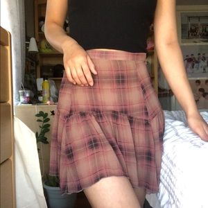 Urban Outfitters Vera Flippy Mini Skirt